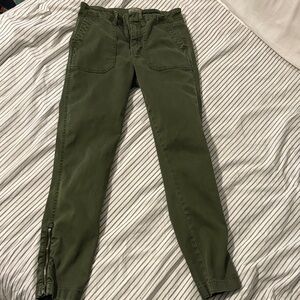 J Crew Size 25 Olive Green Casual Pants